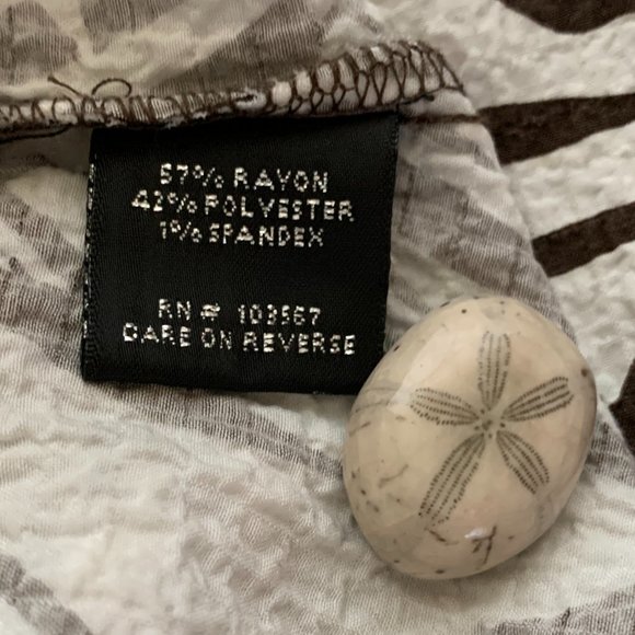 🎉HP🎉 Crinkle Tank Top SZ Petite L Tropical Floral Scoop Neck, Layered-look EUC - Picture 5 of 14